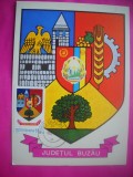 HOPCT MAXIMA 999 B - STEMA HERALDICA A JUDETULUI BUZAU - -ROMANIA