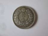 Japonia 50 Sen 1908 argint Meiji in stare foarte buna aUNC cu patina deosebita, Asia