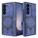 Husa Samsung Galaxy Z Fold6 Techsuit CamGuard Pro, albastru