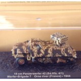 Macheta tanc 15 cm Panzerwerfer 42 Orne river France 1944 scara 1:72