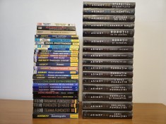Isaac Asimov - Colectie de 45 de carti SF - Carti Noi (Seria Fundatia, Robotii, Imperiul Galactic) si Vechi (rare)