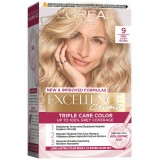 Vopsea de par permanenta Excellence Creme 9 Blond Foarte Deschis, 192ml, L&#039;Oreal Paris