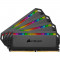 Memorie Corsair Dominator Platinum RGB 32GB (4x8GB) DDR4 3200MHz CL16 Quad Channel Kit