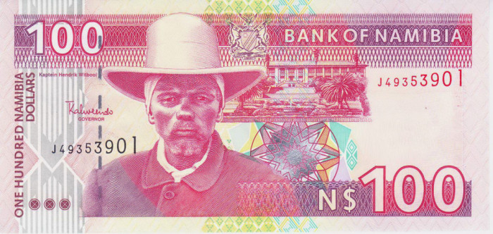 Bancnota Namibia 100 Dolari (2003) - P9A UNC