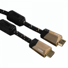 Cablu Hama 122211 Premium HDMI Ethernet plug - plug 3m Negru foto