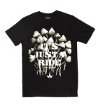 Cumpara ieftin Tricou THTC Just A Ride - Canepa Bumbac - Negru