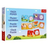 Puzzle Educativ Ceas, Multicolor, Carton, 3+, CMCLASS
