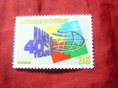 Serie 1 valoare Luxemburg 1998 - 40 Ani NATO foto