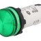 Lumină de control LED 230V verde