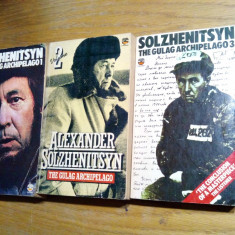 THE GULAG ARCHIPELAGO - 3 Vol. - Alexander Solzhenitsyn - Collins/Fontana, 1980