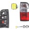 Stop spate lampa Isuzu Pickup, 1997-12.1997; Opel Campo, 1997-12.2001, spate, Dreapta, P21/5W+P21W+PY21W; semnalizare alba; cu cablaje, DEPO