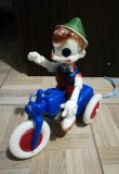 Pinochio Buratino pe tricicleta din anii 70-80