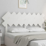 VidaXL Tăblie de pat, alb, 159,5x3x80,5 cm, lemn masiv de pin