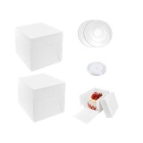 Set 2 cutii din carton pentru tort Kleemeiero, cu capac, 30,5 cm - RESIGILAT