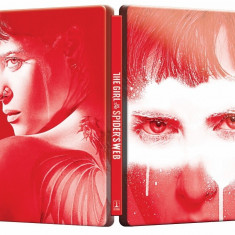 Prizoniera in panza de paianjen / The Girl in the Spider's Web (Steelbook, editie limitata. 4K Ultra HD + Blu-ray Disc) | Fede Alvarez