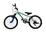 Bicicleta copii Tec Titan suspensie fata, roata 20 , culoare alb albastru