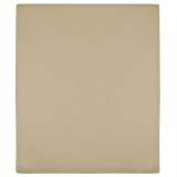 Cearsaf de pat cu elastic, 2 buc, gri taupe, 140x200 cm bumbac GartenMobel Dekor, vidaXL