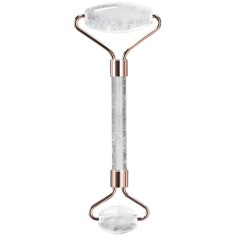 Rola faciala dubla Cristal de Stanca natural, pietre pentru reducerea ridurilor și edemelor, 150 mm