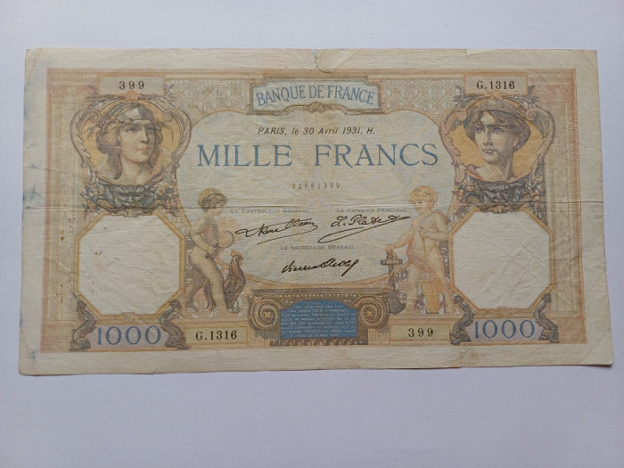 Franta-1000 Francs 1931