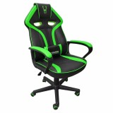Scaun Gaming Woxter GM26-056 Verde Negru, Piele, 150 kg, Reglabil, Cotiere, Roti, Design Ergonomic