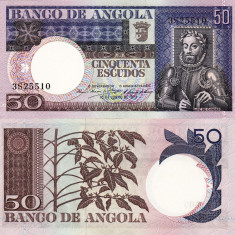ANGOLA 50 escudos 1973 UNC!!!