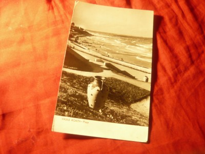 Ilustrata Vasile Roaita RPR circulata 1962 - Plaja - timbru 40bani V.Roaita foto