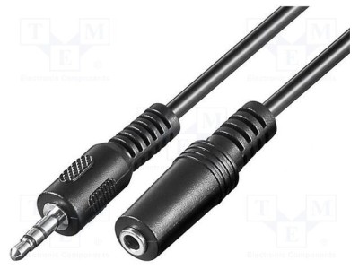 Cablu Jack 3,5mm 3pin Mufă - Goobay, 3m foto