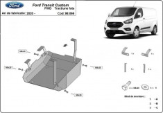 Scut metalic rezervor Ford Transit Custom Tractiune Fata 2020-prezent foto