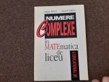 MARIAN DINCA NUMERE COMPLEXE IN MATEMATICA DE LICEU MARCEL CHIRITA MARIAN DINCA