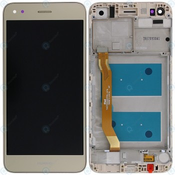 Huawei Y6 Pro 2017 Capac frontal modul display + LCD + digitizer auriu foto