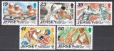 Jersey 1996 - Centenarul J.O. Moderne, Serie + Colita, 4 Poze, MNH
