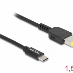 Cablu de alimentare laptop USB type C la Lenovo 11.0 x 4.5 mm 20V/3A 1.5m, Delock 87970