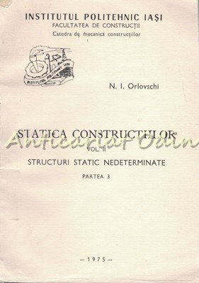 Statica Constructiilor II (Partea 3) - N. I. Orlovschi