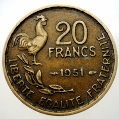 1.552 FRANTA 20 FRANCS FRANCI 1951