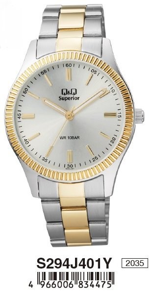 Ceas Barbati, Q&amp;Q by Citizen, Superior S294J401Y - Marime universala