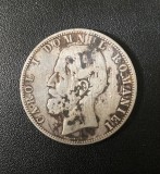 Moneda de argint Carol I 1880 - varianta rara