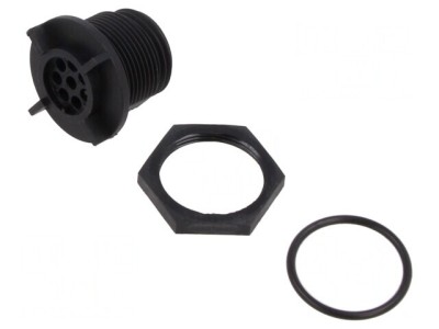 Conector circular soclu mamă 8 pini IP68 125V foto