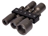 Set unelte capete de şurubelniţă hexagonale E6,3mm - 5 buc.