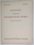 BULETINUL COMISIUNII MONUMENTELOR ISTORICE , PUBLICATIUNE TRIMESTRIALA , ANUL XXXI , FASC. 96 , APRILIE - IUNIE , 1938