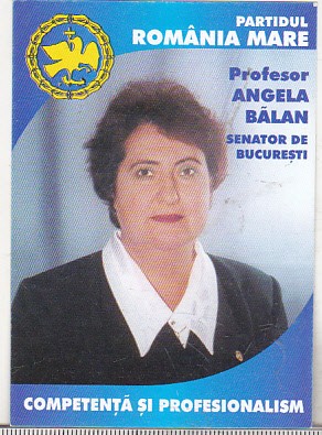 bnk cld Calendar de buzunar 2001 PRM - Angela Balan foto