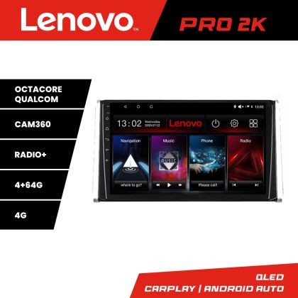 Navigatie Toyota Auris 2017- Lenovo Kit-AURIS 8 core QLED 2K 4+64 360 Android Waze USB Navigatie Internet Youtube Radio CarStore Technology