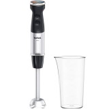 Mixer vertical Tefal Quickchef+ HB671830, 1000 W, 20 viteze, Turbo, Pahar masurare 800 ml, 4 lame Powelix, Negru/Argintiu