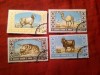 Serie mica Iordania 1967 - Fauna , 4 valori stampilate, Stampilat