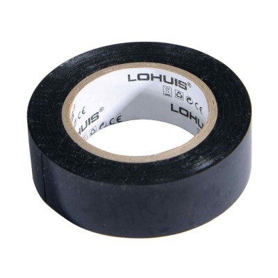 Banda izolatoare Lohuis, negru, 10 m x 0.15 mm x 19 mm foto