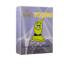 Prezervative Amor Young, 3 Buc