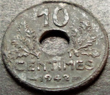 Moneda istorica 10 CENTIMES - FRANTA, anul 1942 * cod 5032 B = ERORI de BATERE