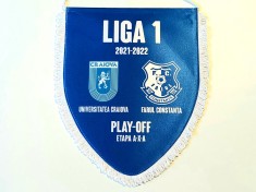 Fanion (protocol)meci fotbal CS UNIVERSITATEA Craiova-FARUL Constanta(2021/2022) foto