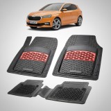 Covorase Skoda Fabia IV Compatibile Hatchback 2021-2025 | Red