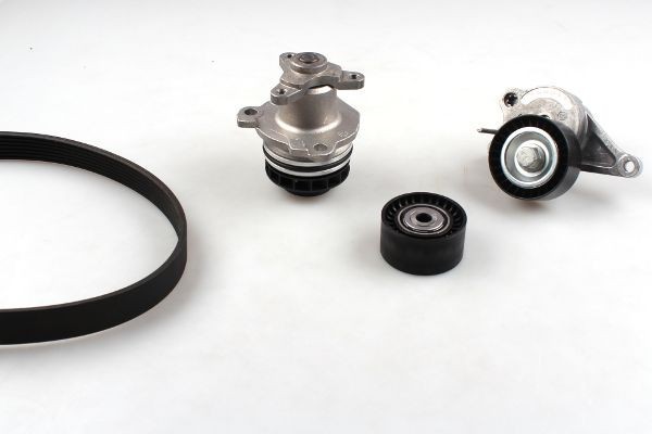 HEPU PK09640 Pompa apa + Set curea transmisie cu caneluri