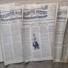 Lot 8 numere Rasaritul nostru, unicul organ surdo-pedagogic din tara/ 1940